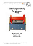 Portaltrenner PT378 - Anton Wimmer Maschinenfabrik