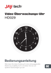 Anleitung Video Überwachungsuhr HD029 - JAY-tech