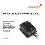 Phocos CIS-MPPT 85/20