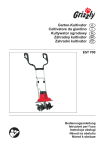 EGT 700 Garten-Kultivator Coltivatore da giardino Kultywator