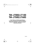 TM-J7000/J7100 TM-J7500/J7600