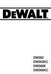 DW563 DW563KC DW566K DW566KC - Service après vente