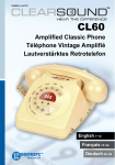 Amplified Classic Phone Téléphone Vintage Amplifié