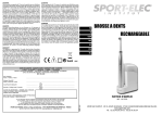 BROSSE A DENTS [HC5339] User Manual SPORT - Sport
