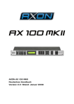 AXON AX 100 MKII v2.0 (Deutsch)