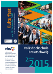 K ulturfest - Volkshochschule Braunschweig