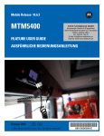 MTM5400 Feature User Guide / Ausführliche Bedienungsanleitung