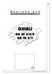 Bedienungsanleitung zu GHIBLI