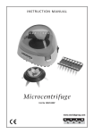 Microcentrifuge - Genetech Co., Ltd