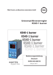 KS40-1 burner - PMA Prozeß- und Maschinen