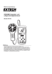und Luftgeschwindigkeitsmesser Modell AN100