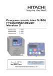 Produkthandbuch SJ200