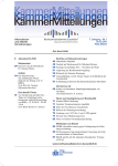 KammerMitteilungen 1/2011 - Rechtsanwaltskammer D&uuml;sseldorf