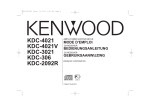 KDC-4021 KDC-4021V KDC-3021 KDC-306 KDC