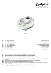 EN SF-2517 Waffle maker Instruction for use SR SF