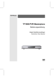 The User Manual for TF5000PVR Masterpiece