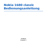 Nokia 1680 classic Bedienungsanleitung