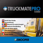 Manuale Multilingua Snooper S5000 Truckmate Pro