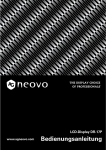 LCD-Display einstellen - AG Neovo Service Website