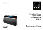 Portables Stereo Digital-Radio f&uuml;r DAB+/UKW DAB 14
