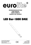 EUROLITE LED Bar-1800 DMX User Manual