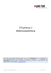 PTCarPhone 3 Bedienungsanleitung