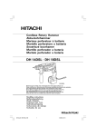 DH 14DSL • DH 18DSL - Hitachi Power Tools Australia Pty Ltd
