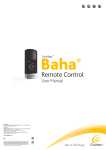 Cochlear™ Baha® Remote Control Manual
