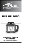 PLS HR 1000 - Pacific Laser Systems