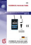 GREISINGER electronic Bedienungsanleitung