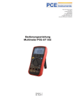 Bedienungsanleitung Multimeter PCE-UT 532