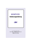 Bedienungsanleitung ecom-CD