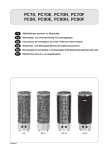 PC70, PC70E, PC70H, PC70F PC90, PC90E, PC90H