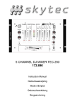 5 CHANNEL DJ MIXER TEC 250 172.890