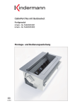 Montage- und Bedienungsanleitung CablePort flex