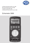 Echometer 3000 - PCE Deutschland