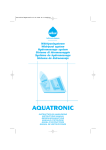 Istruzioni Aquatronic