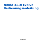 Nokia 3110 Evolve Bedienungsanleitung