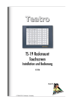Bedienungsanleitung für Teatro Touchscreen TS
