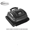 smartpool scrubber60™ (nc72eu) robotic pool cleaner operation