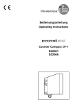 Bedienungsanleitung Operating instructions Counter Compact