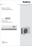 Montage-, Wartungs- und Bedienungsanleitung MSX