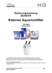 Externer Aquariumfilter - WilTec Wildanger Technik