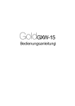Gold GXW15 Benutzerhandbuch