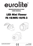 LED Mini Flower FE-10/MFE-10/FE-3