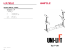 Typ: P-Lift - Häfele e@sy link Online Catalogue