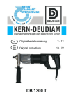 Kernbohrmaschine DB 1300T - Kern