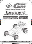 PDF: WP GM FUN-Truggy-LEOPARD 4WD 1/8 RTR RAC C