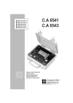 C.A 6541 C.A 6543 - Electrocomponents