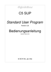 Standard User Program ~ Bedienungsanleitung
